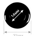 PARKMASTER 24U-4-AX-Black черный, 4 шт.